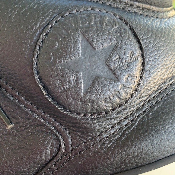 Converse All⭐️Star Chuck Taylor Black Leather   10 - Picture 2 of 11